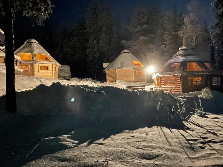 קירונה Northern Light Huts - Paradise Lapland מראה חיצוני תמונה