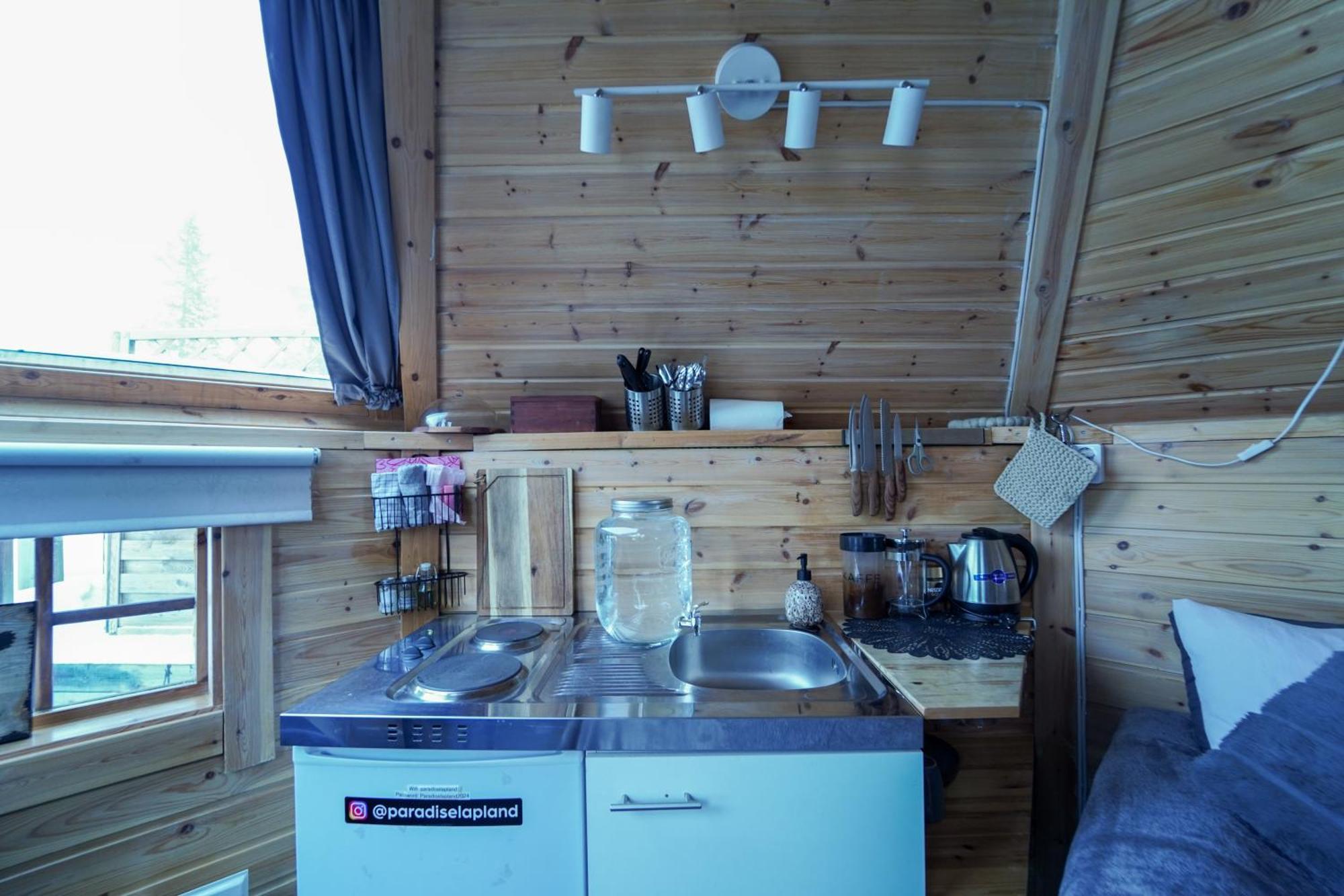 קירונה Northern Light Huts - Paradise Lapland מראה חיצוני תמונה