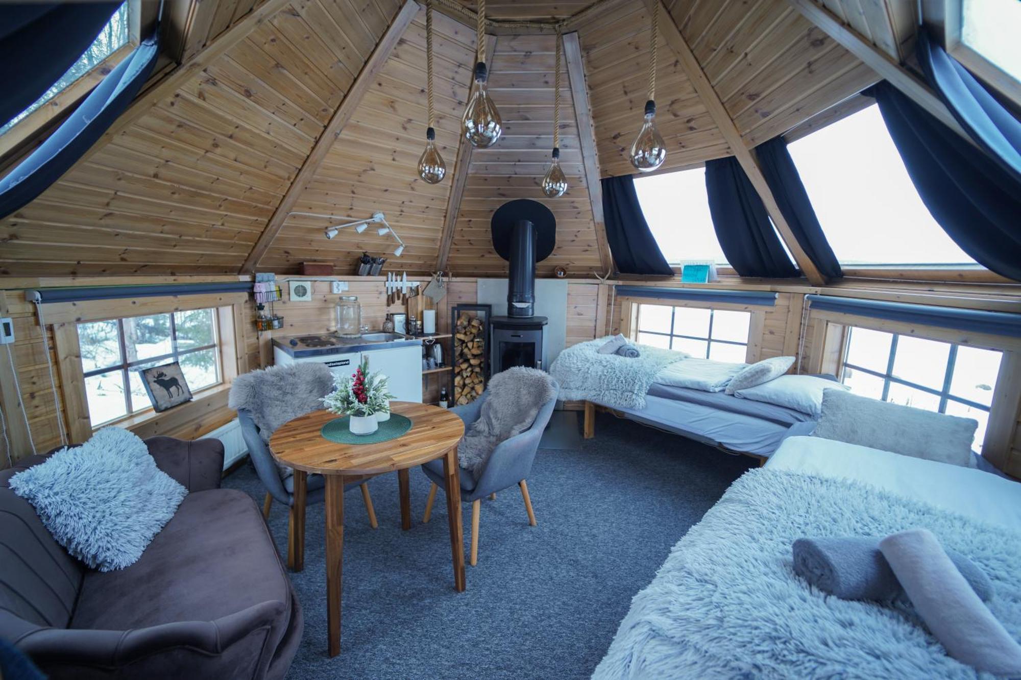 קירונה Northern Light Huts - Paradise Lapland מראה חיצוני תמונה