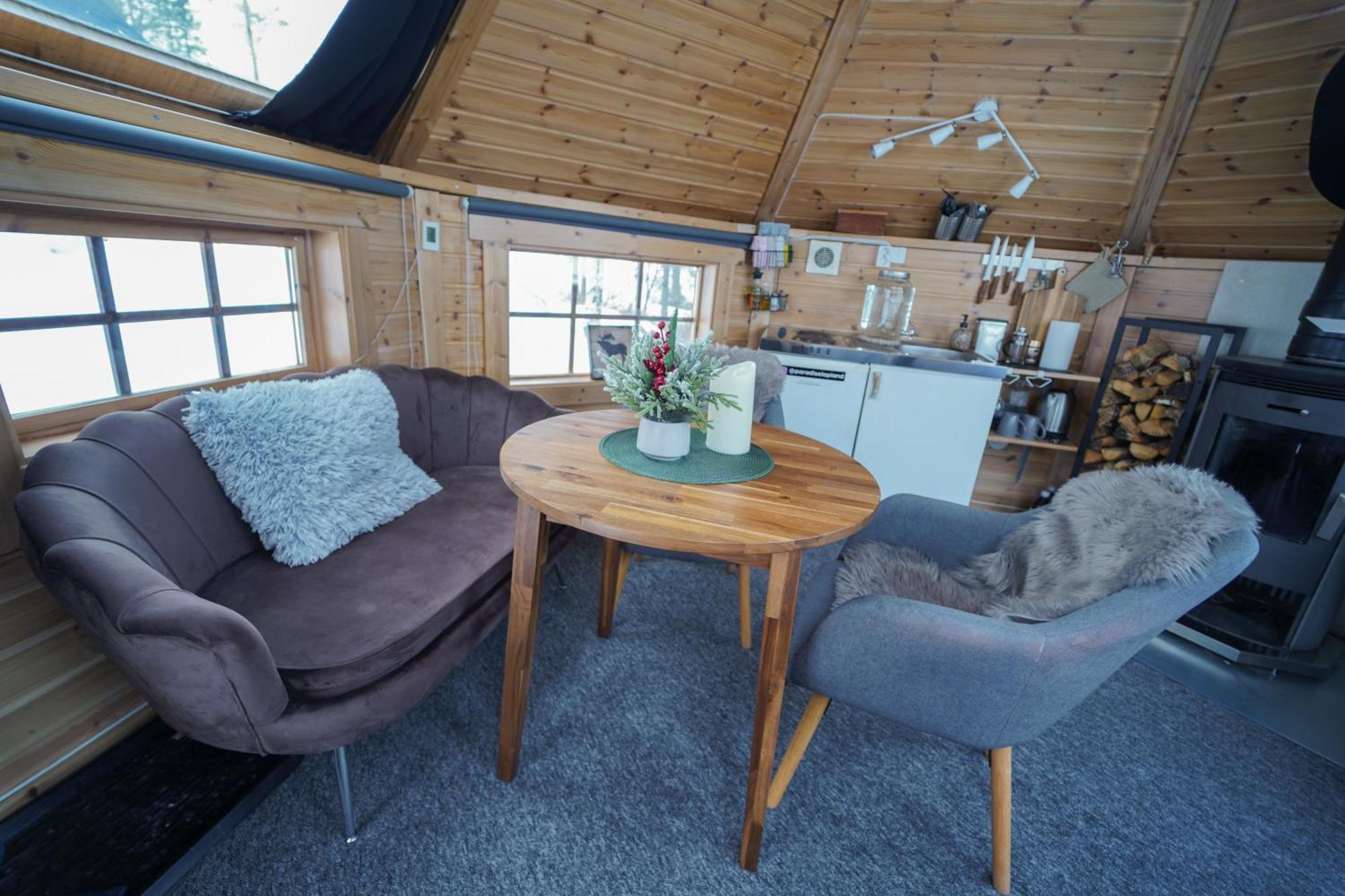 קירונה Northern Light Huts - Paradise Lapland מראה חיצוני תמונה