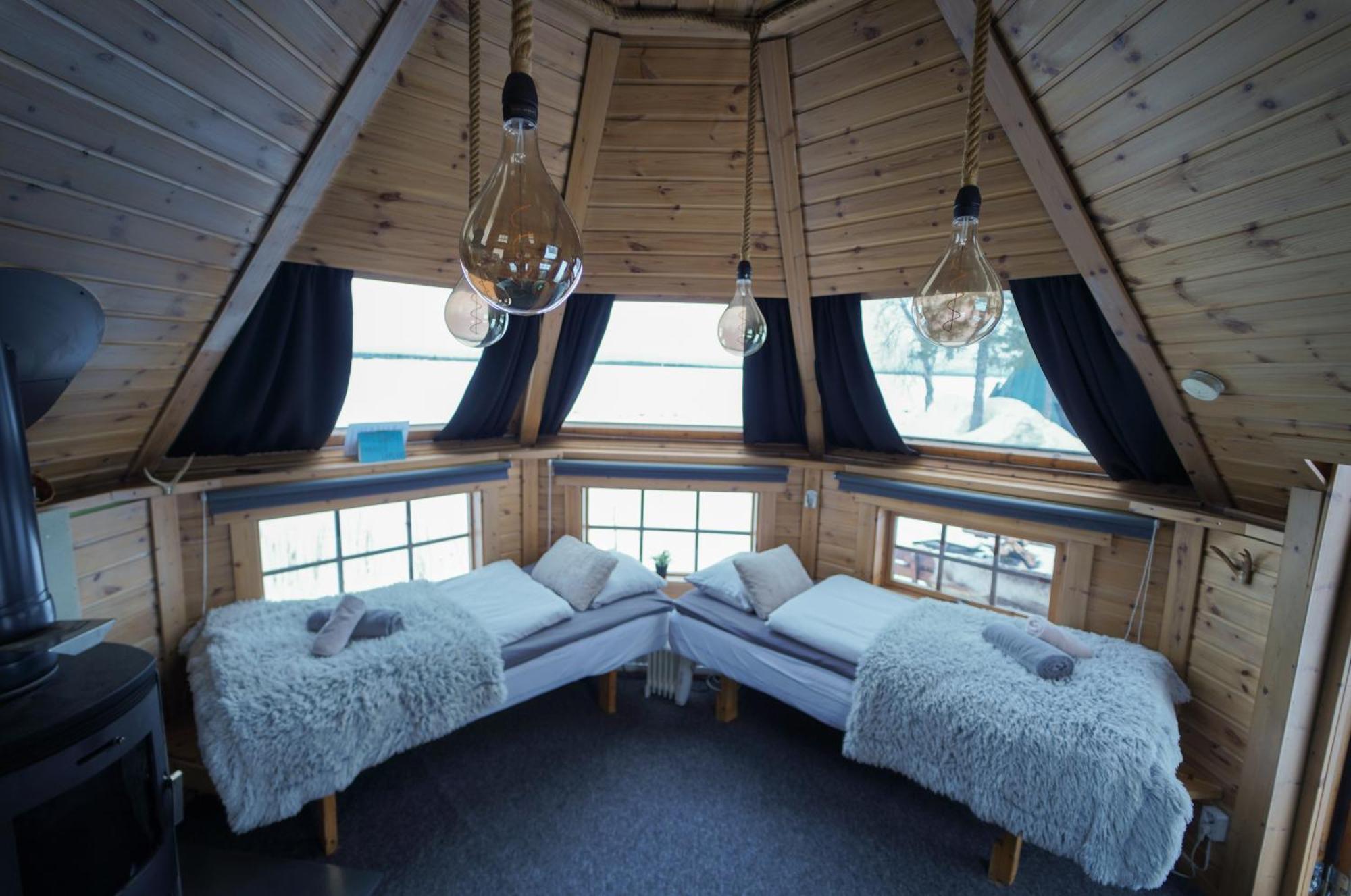 קירונה Northern Light Huts - Paradise Lapland מראה חיצוני תמונה